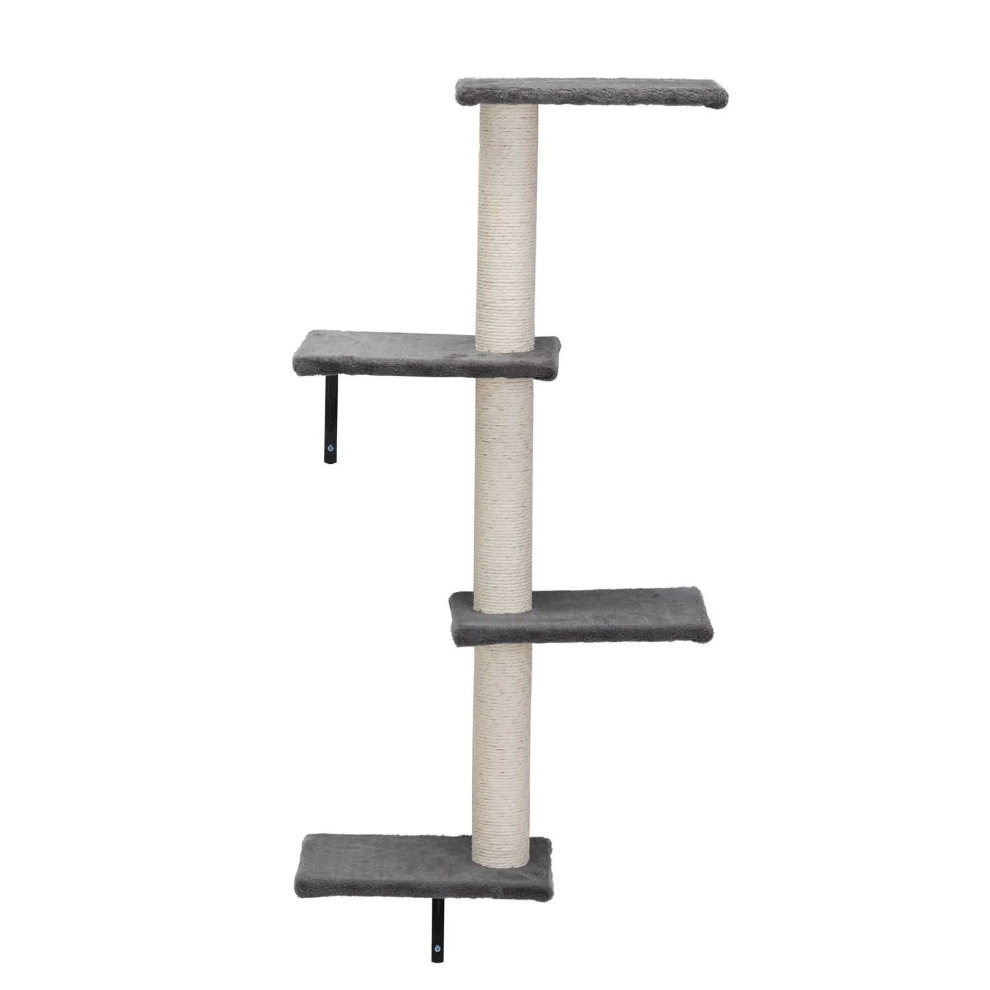 Cat Wall Climber Set With Shelves And Scratching Posts