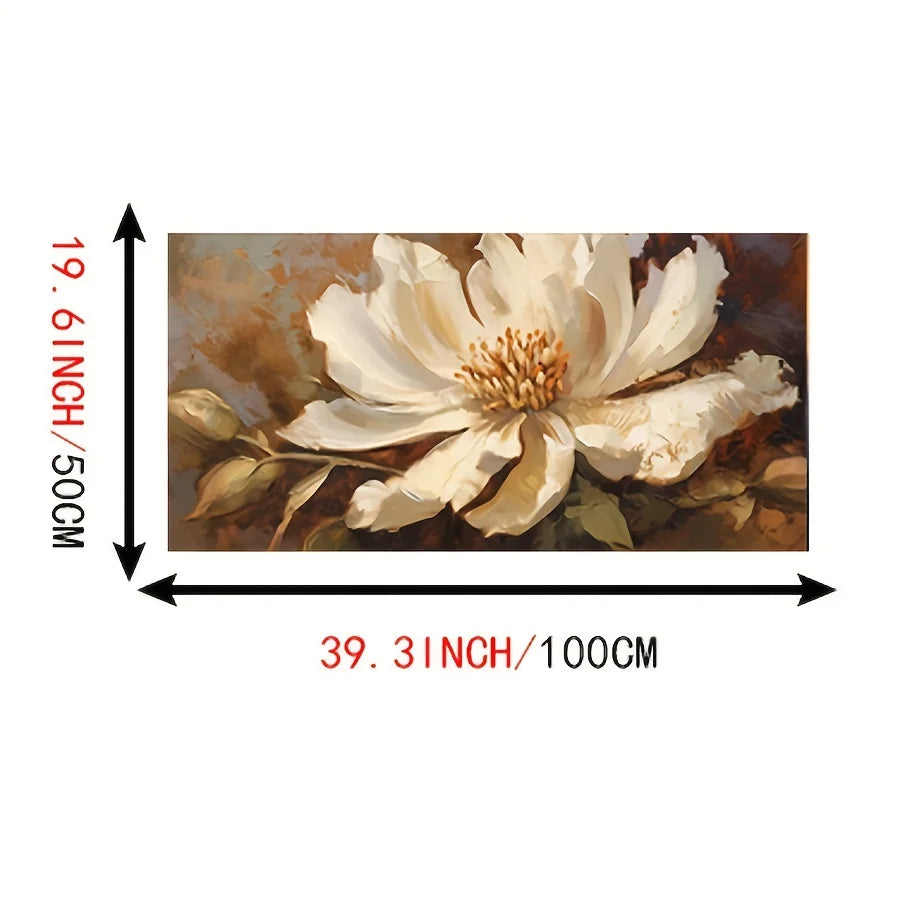 Hign-concerned Canvas Flower Painting Poster Wall Art For Home Decor