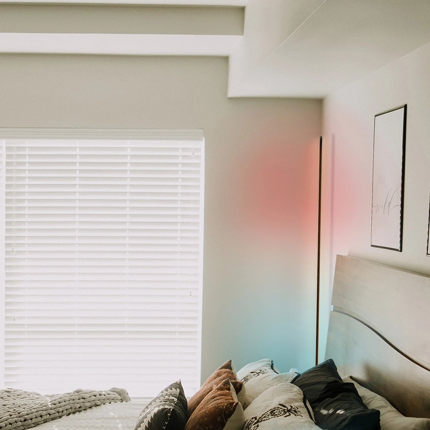 RGB Corner Floor Lamp LED For Living Room And Bedroom