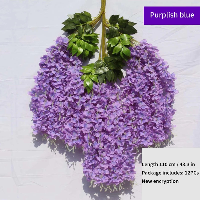 Guangdong Wisteria Hanging Garland Artificial Flowers for Wedding