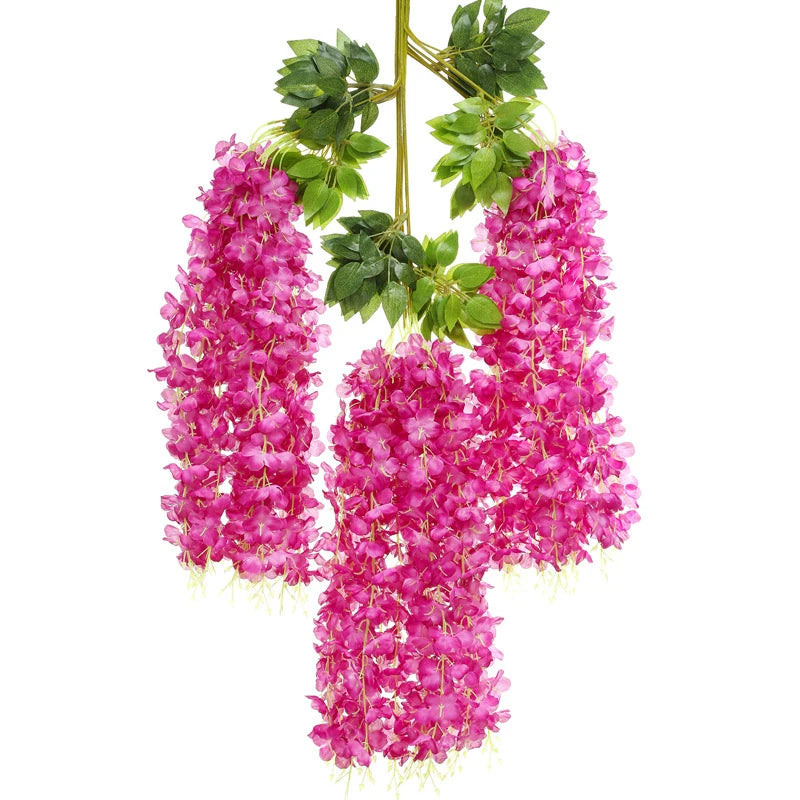 Guangdong Wisteria Hanging Garland Artificial Flowers for Wedding