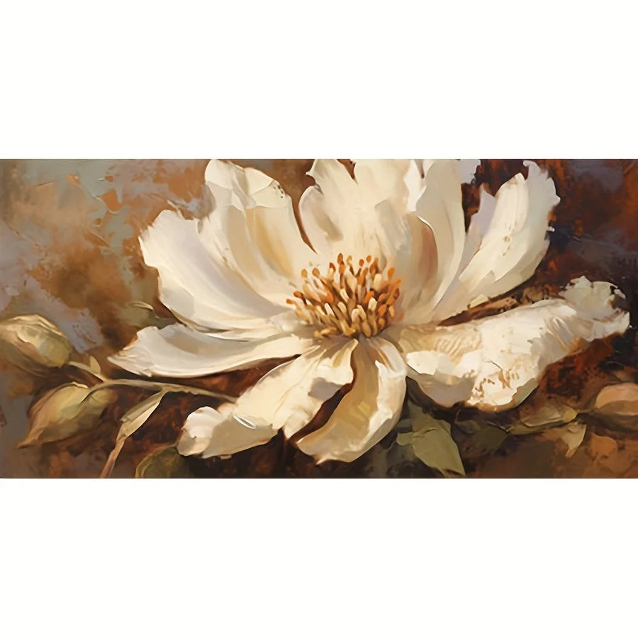 Hign-concerned Canvas Flower Painting Poster Wall Art For Home Decor