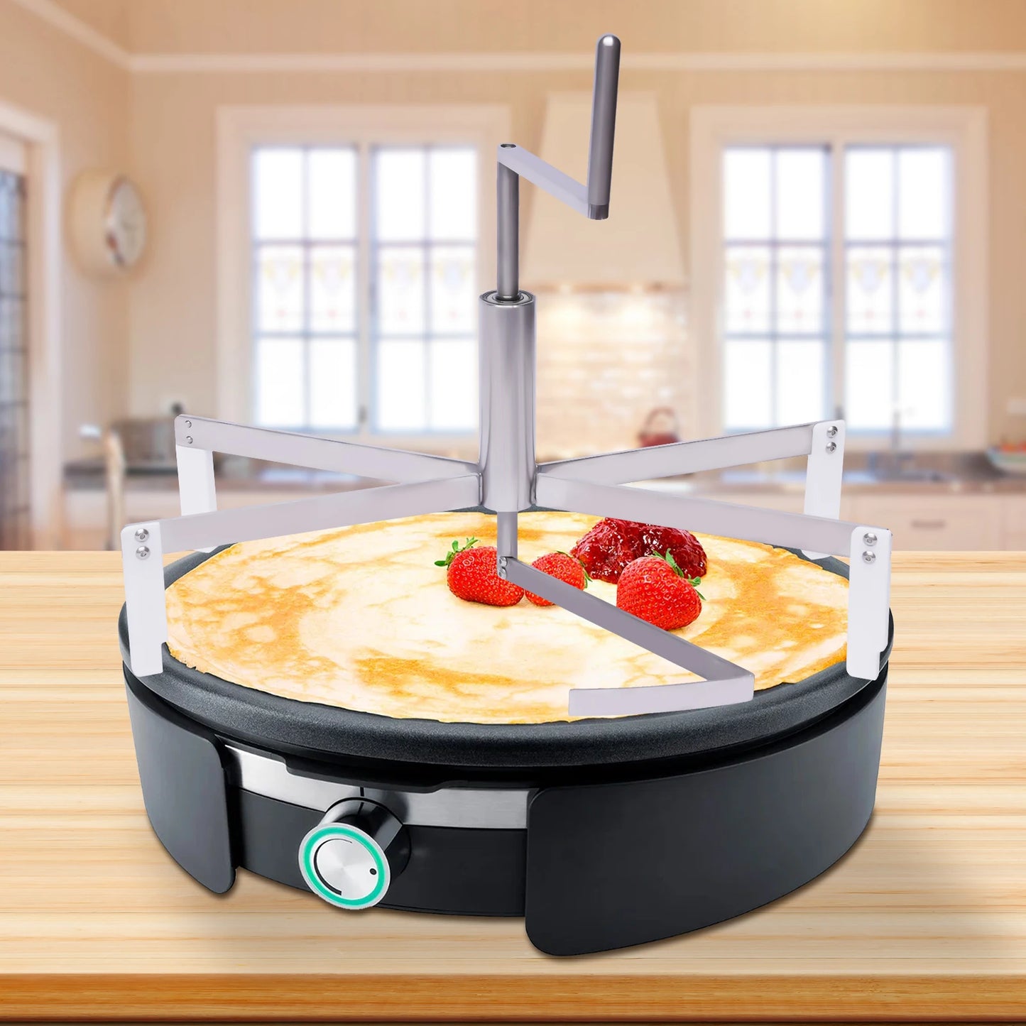 Bymaocar Burrito Making Tool Stainless Steel Crepe Spreader