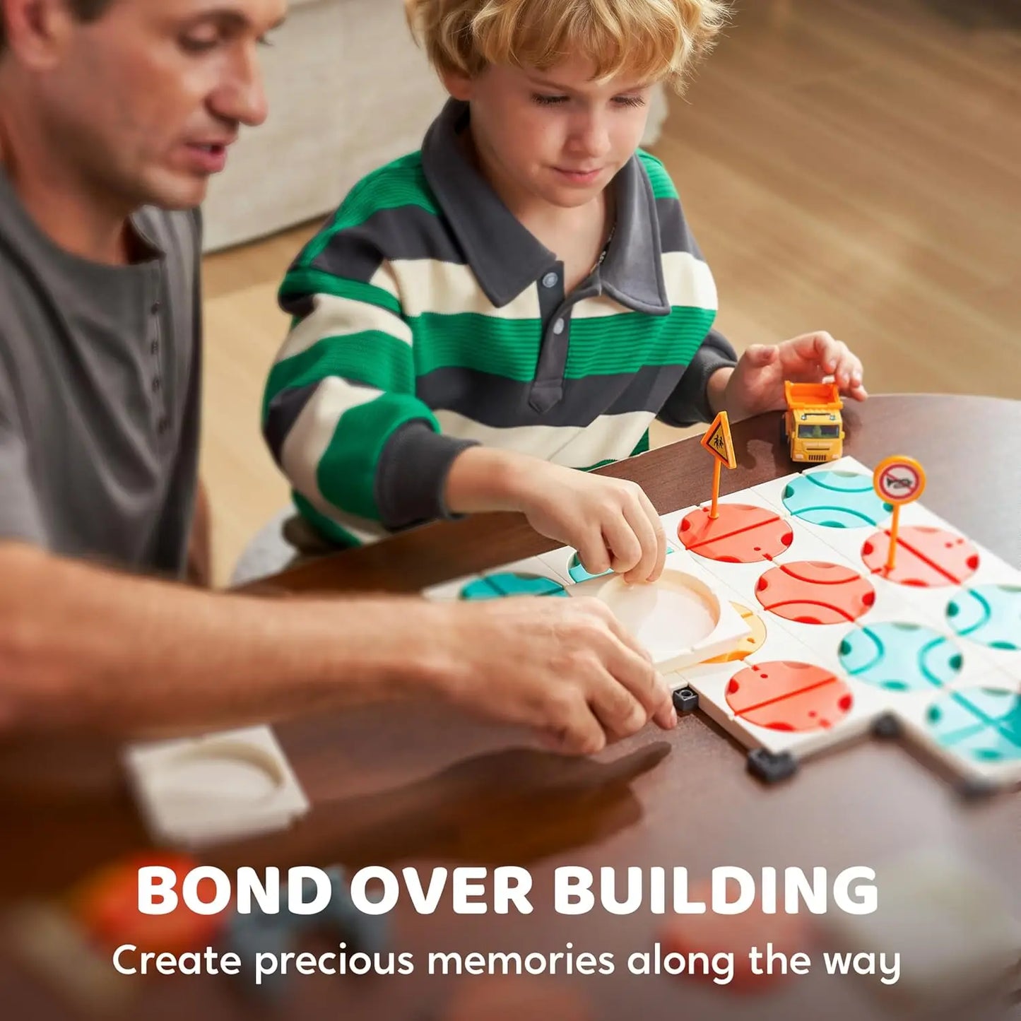 Joyfy Kids STEM Board Games Montessori Construction Puzzle For Logic