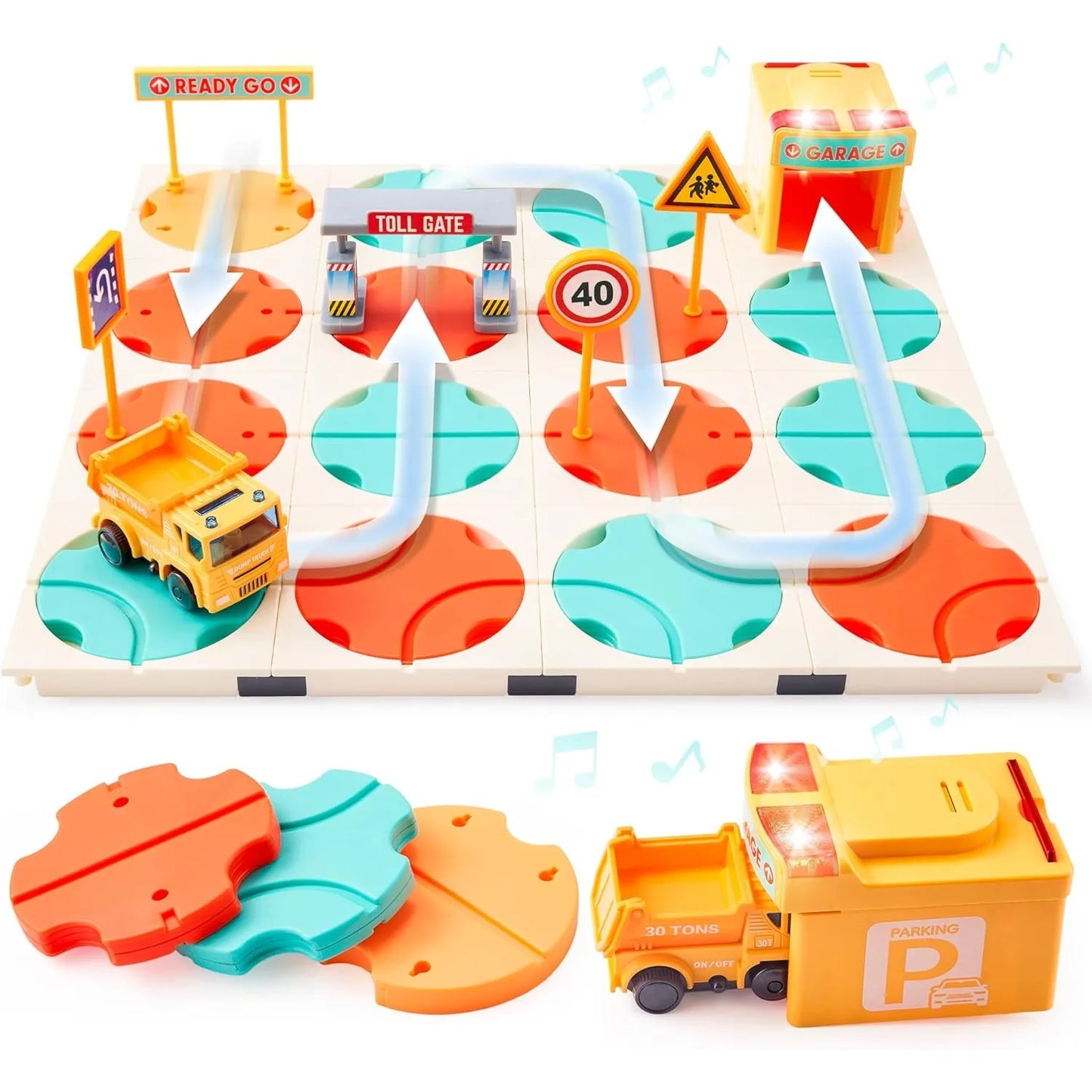 Joyfy Kids STEM Board Games Montessori Construction Puzzle For Logic