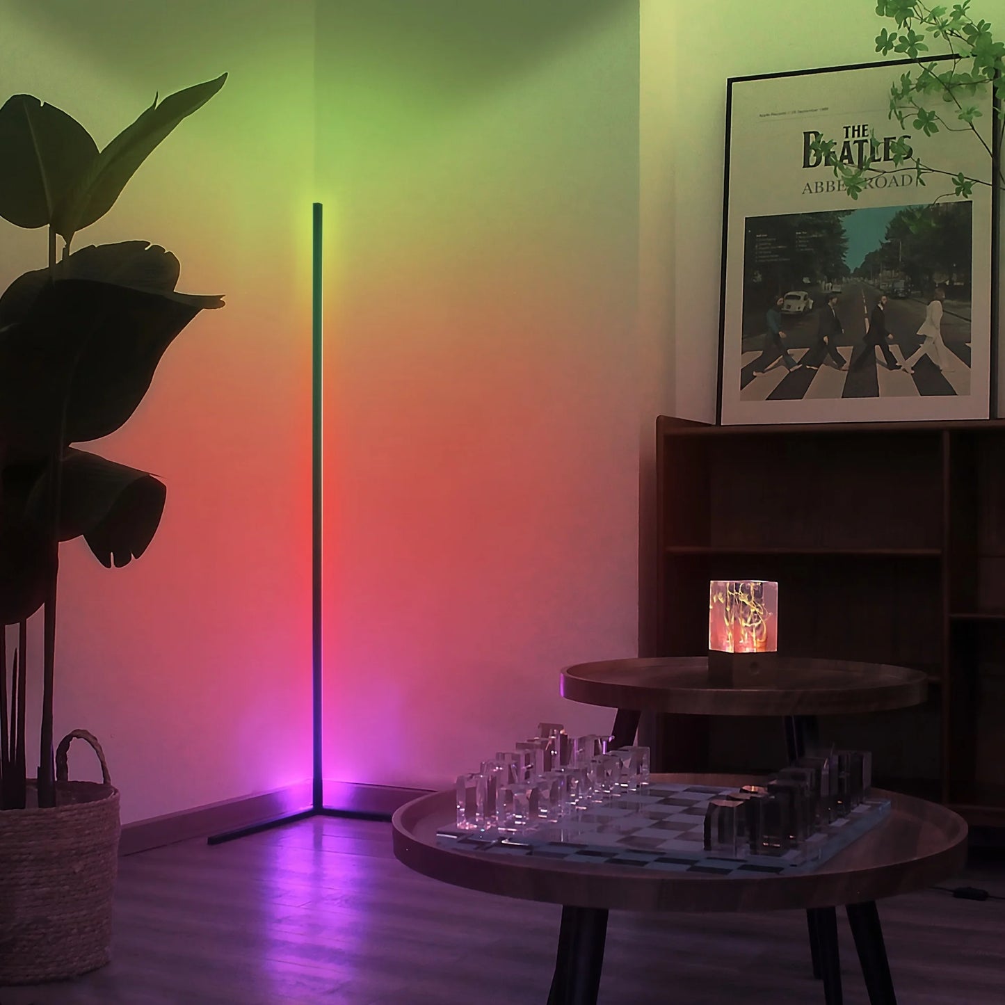 RGB Corner Floor Lamp LED For Living Room And Bedroom