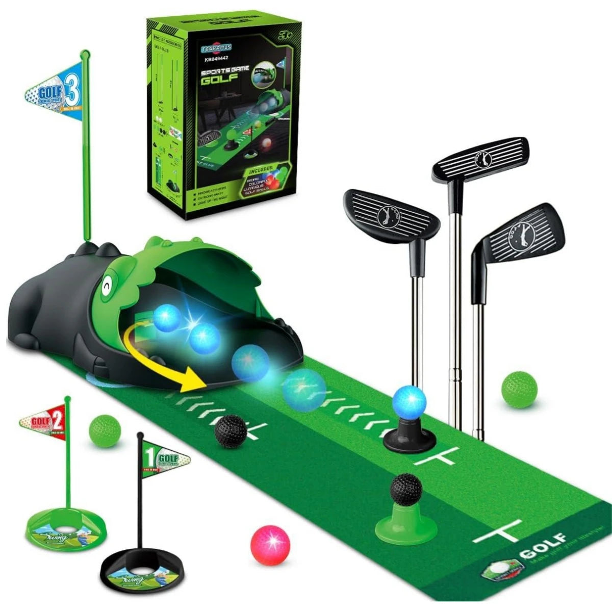 VATOS Kids Golf Set Auto Return Golf Balls Indoor Outdoor