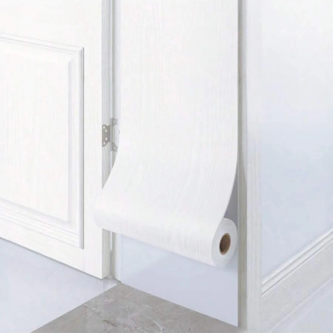 Imitation Wood Grain Door Frame Decoration Sticker for Walls and Floors