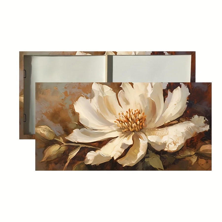 Hign-concerned Canvas Flower Painting Poster Wall Art For Home Decor