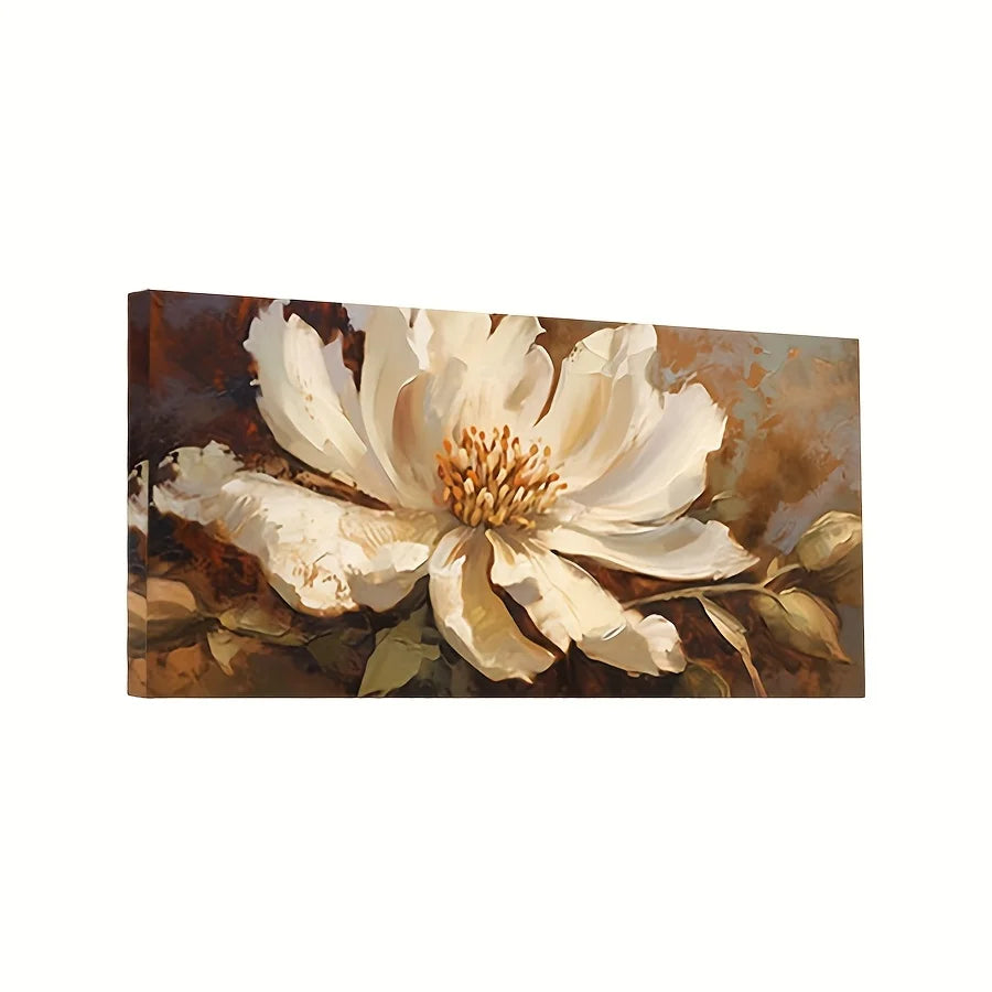 Hign-concerned Canvas Flower Painting Poster Wall Art For Home Decor