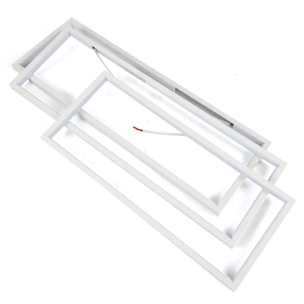 LOYALHEARTD Modern LED Square Ceiling Light Dimmable With Remote