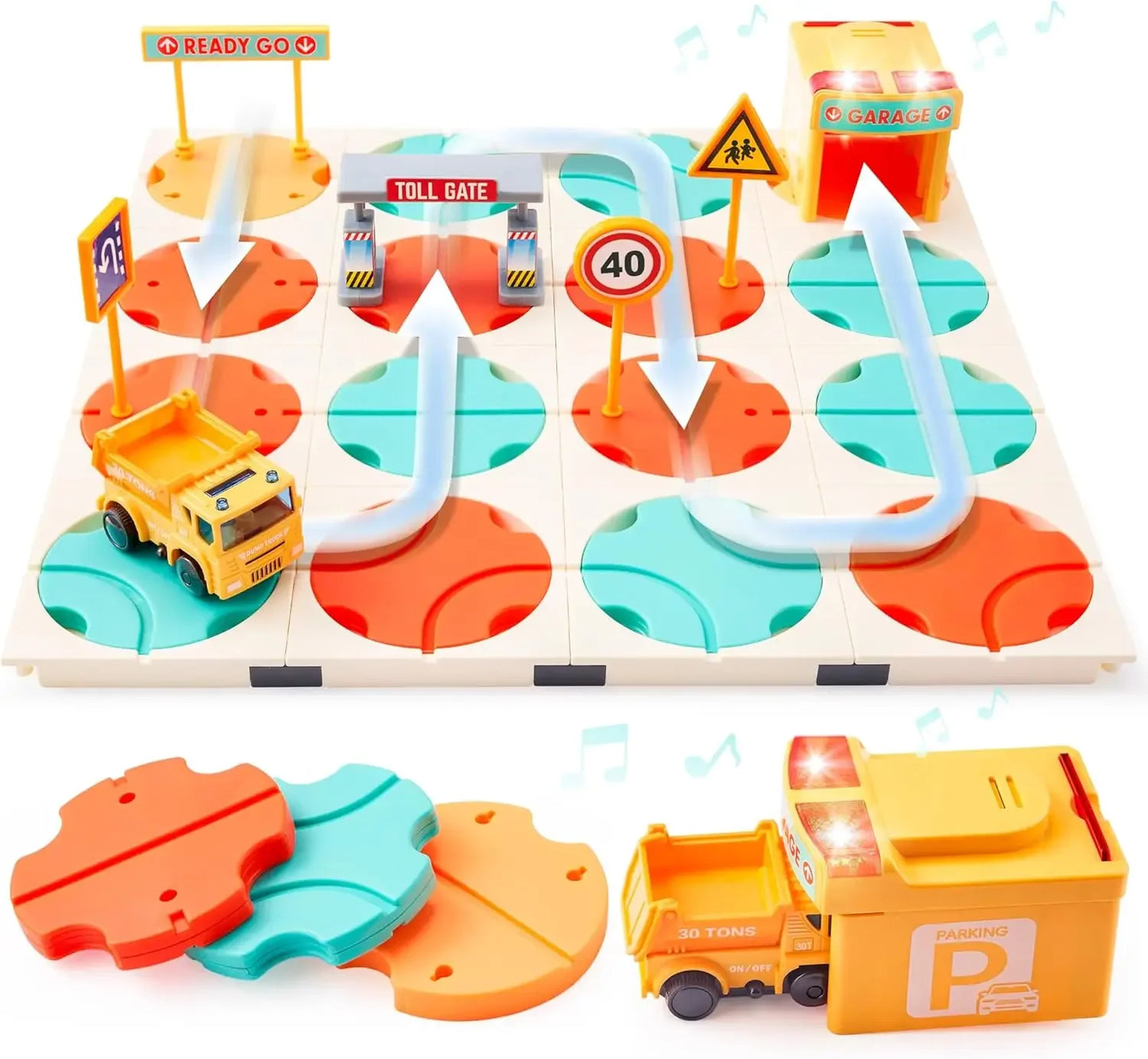 Joyfy Kids STEM Board Games Montessori Construction Puzzle For Logic