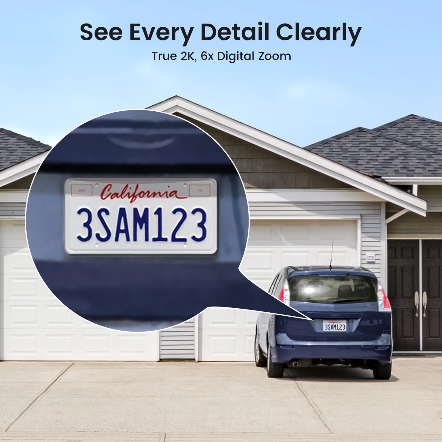 Dekco 3MP Solar WiFi Security Camera System Kit Outdoor