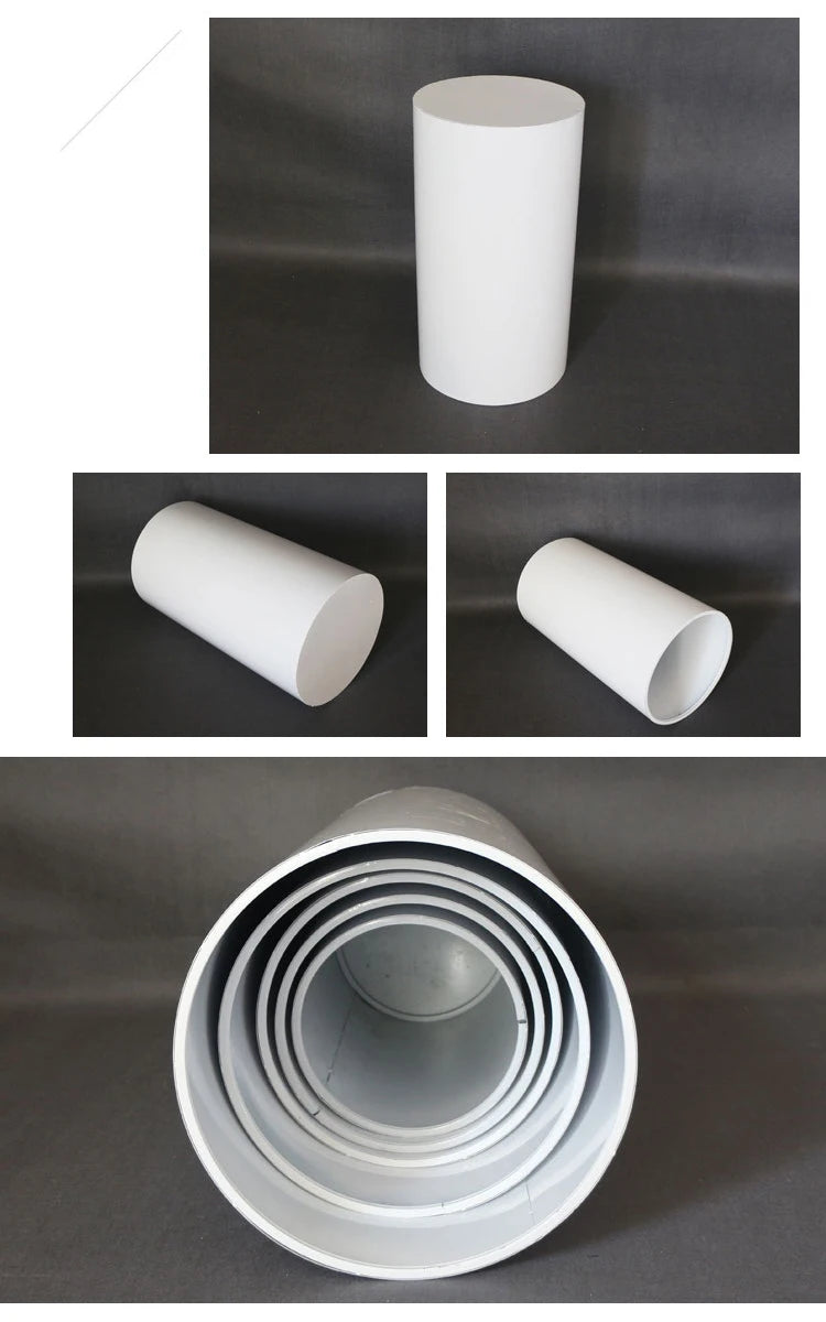 Fujian Iron Cylinder Circular Column Wedding Decor Stand Pedestal