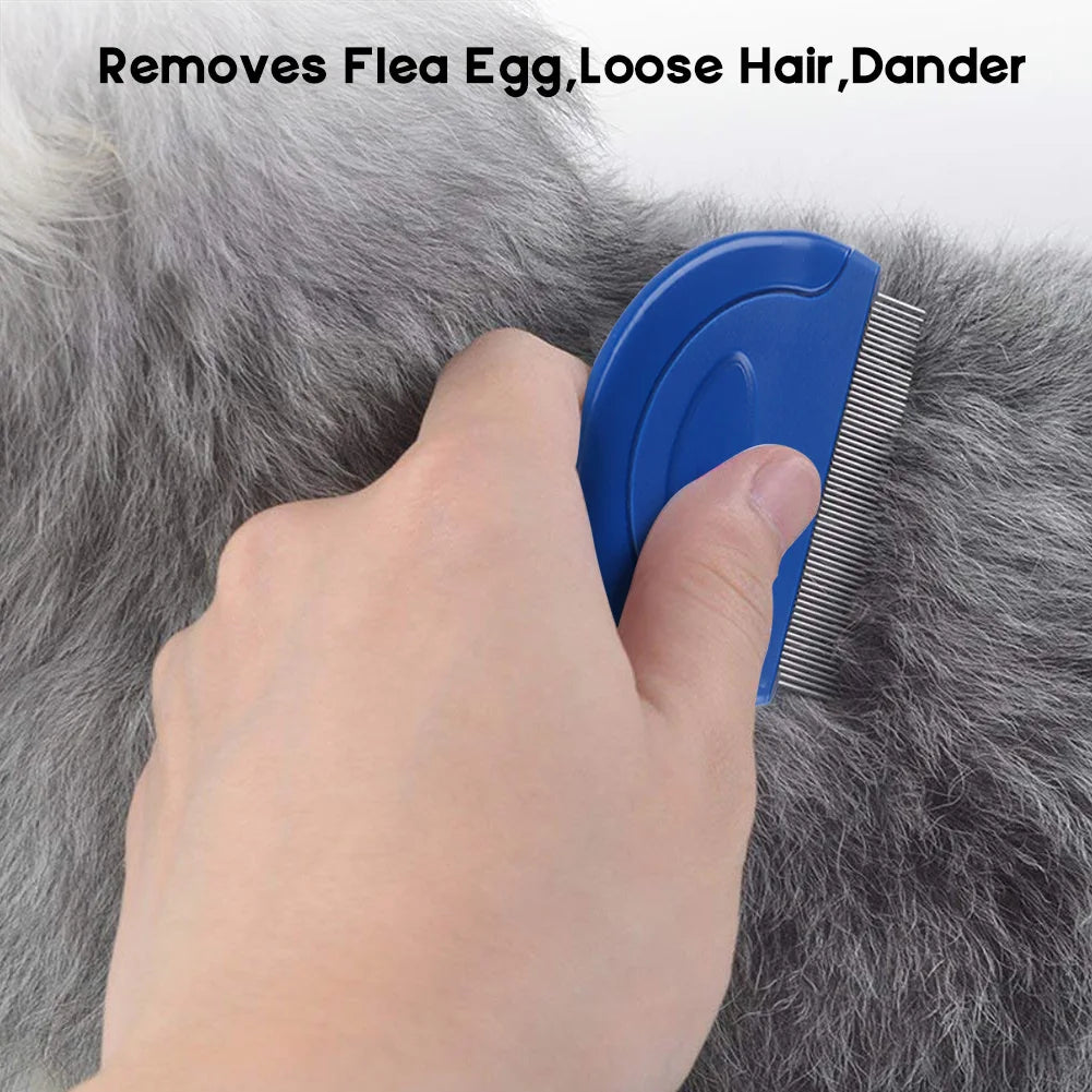 Flea Comb for Cats and Dogs Pet Hair Removal Grooming