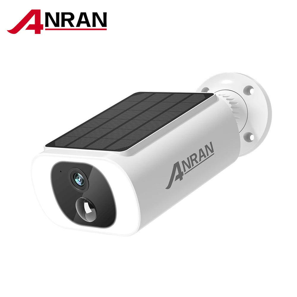 ANRAN Solar Security Camera 2K Outdoor Wireless Battery Floodlight