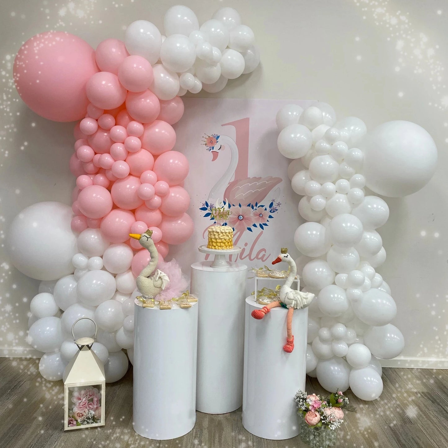 Fujian Iron Cylinder Circular Column Wedding Decor Stand Pedestal