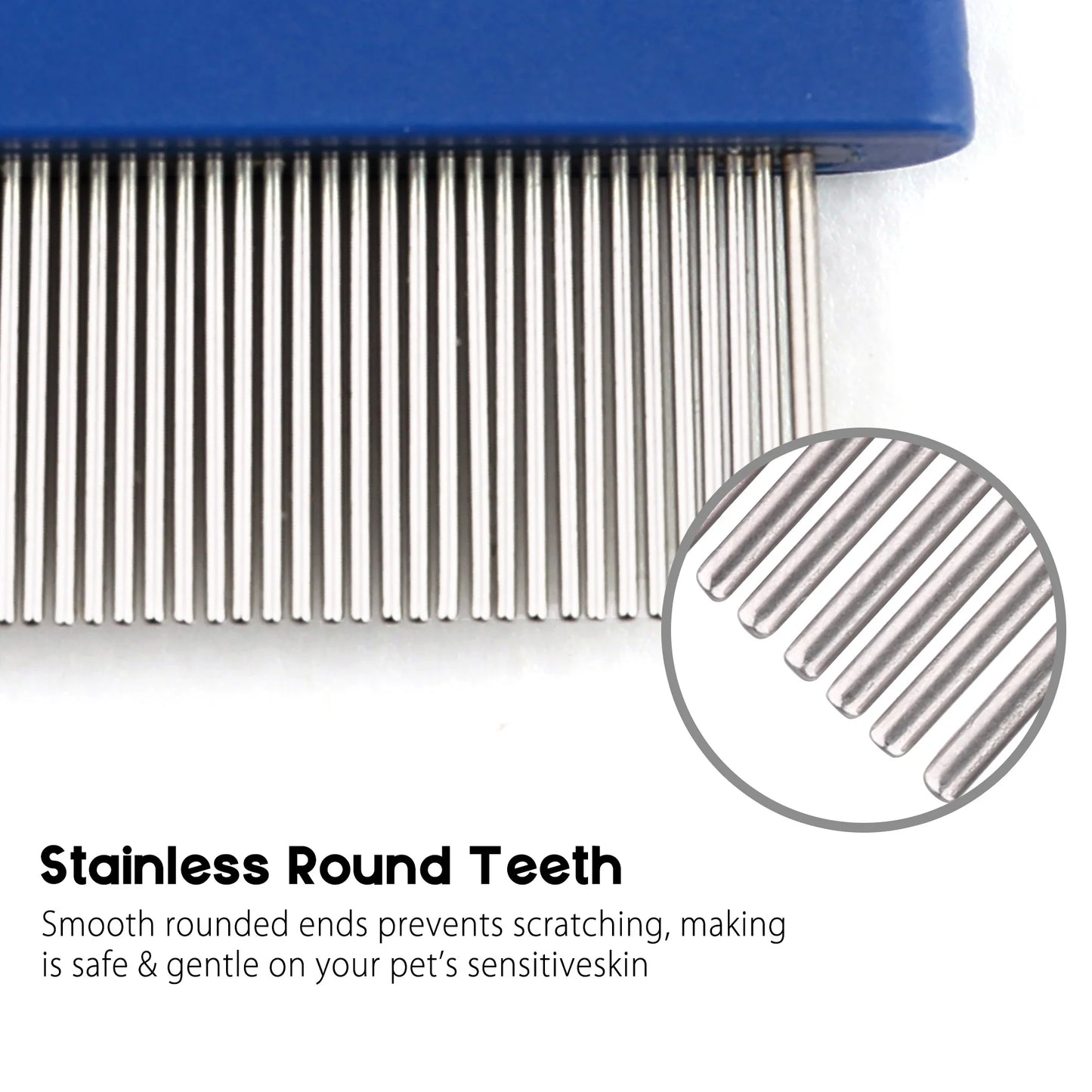 Flea Comb for Cats and Dogs Pet Hair Removal Grooming