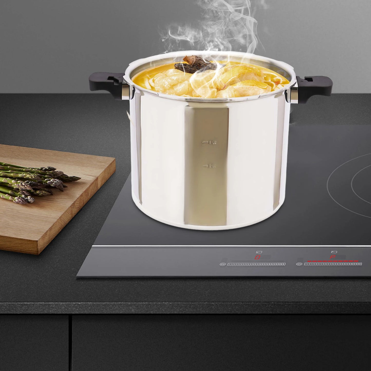 Aluminum Alloy Explosion-Proof Pressure Cooker For Gas Stoves