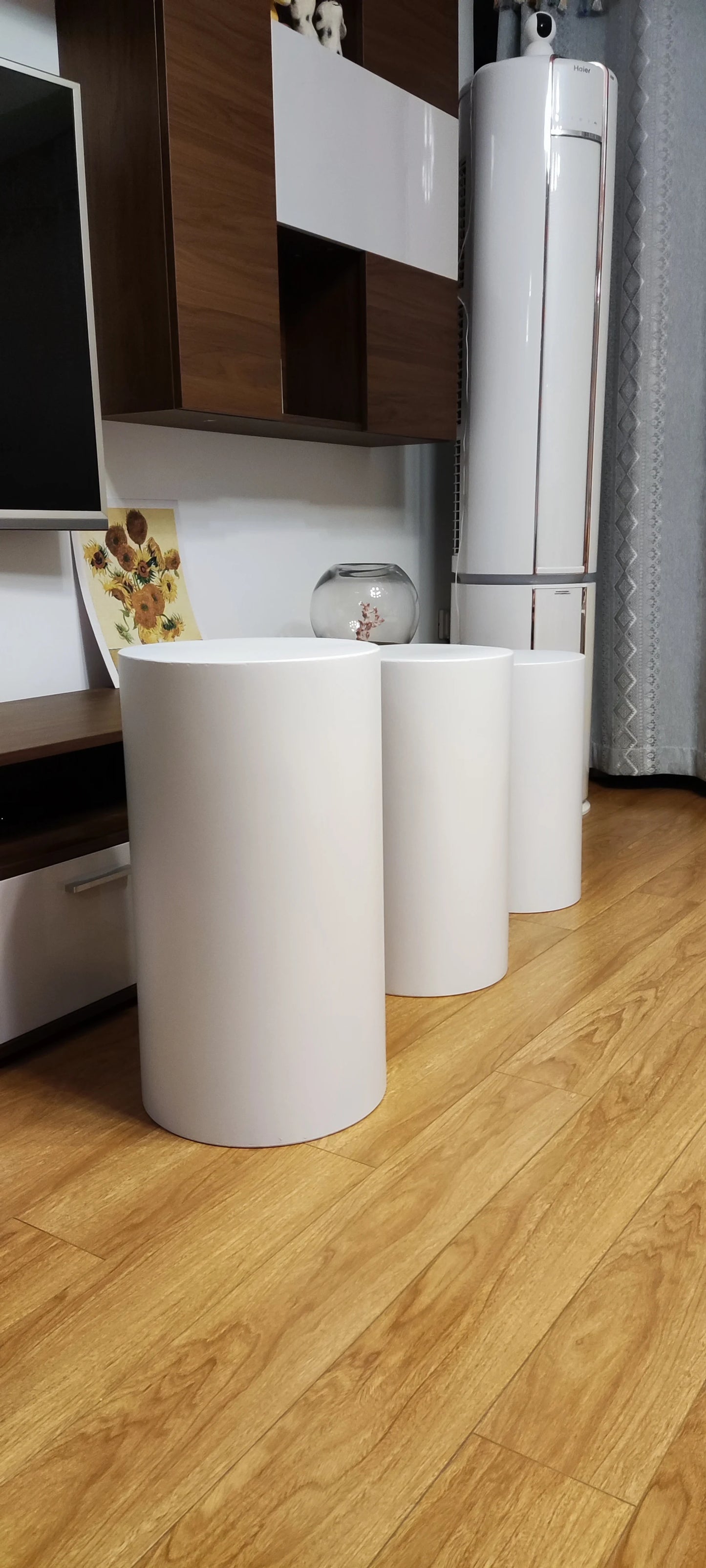 Fujian Iron Cylinder Circular Column Wedding Decor Stand Pedestal