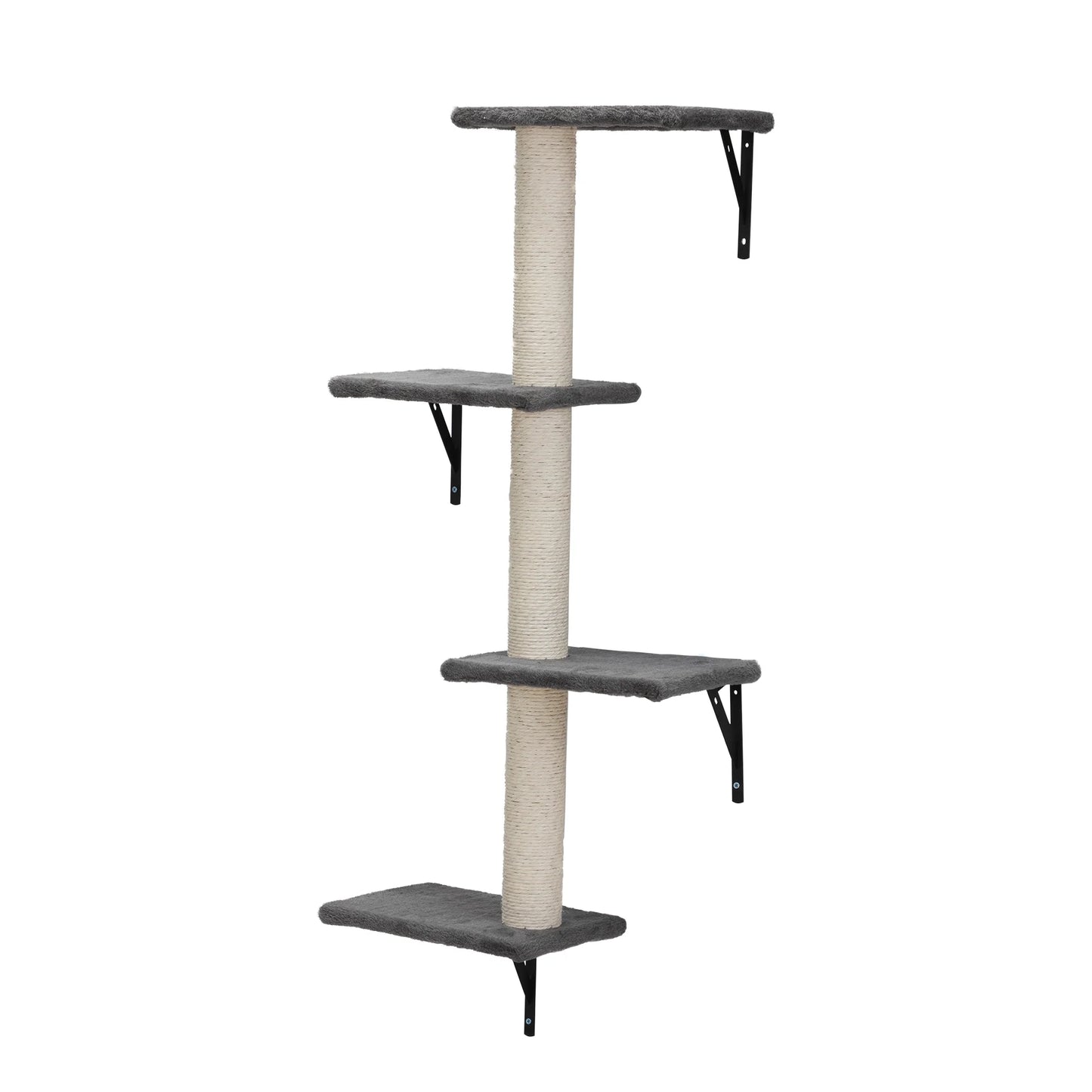 Cat Wall Climber Set With Shelves And Scratching Posts